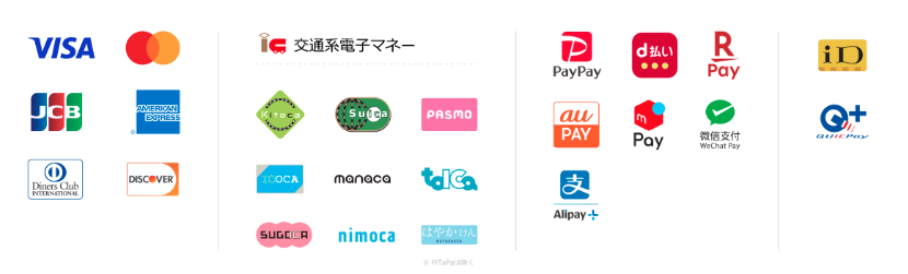 対応決済ブランド